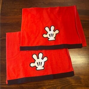 Disney Parks hand towels red mickey mouse